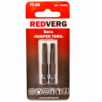 Бита Redverg Torx Tamper 30х50 (2шт.)(720551)
