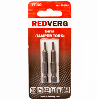 Бита Redverg Torx Tamper 15х50 (2шт.)(720511)