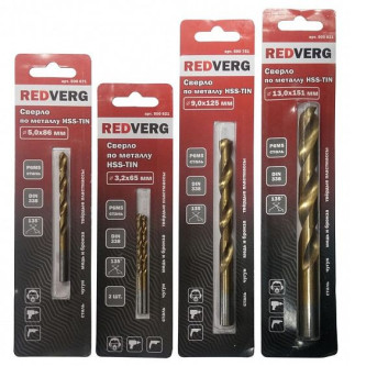 Сверло по металлу RedVerg HSS-TiN 6,5 мм(500701)