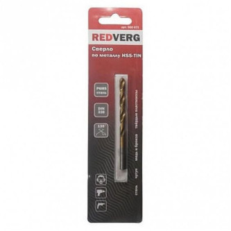 Сверло по металлу RedVerg HSS-TiN 4,2 мм(500651)