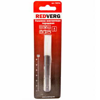 Головка Redverg магнитная торцевая шестигранная 1/4'' 6x65мм(720701) Головка Redverg магнитная торцевая шестигранная 1/4'' 6x65мм(720701)