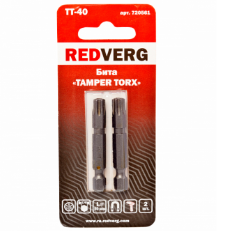 Бита Redverg Torx Tamper 40х50 (2шт.)(720561)