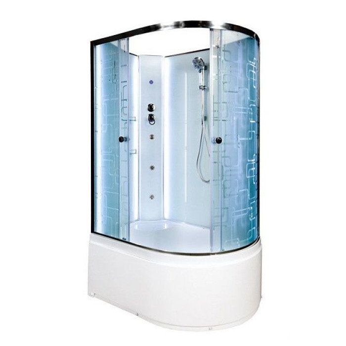 Душевая кабина DETO ЕМ4512 L N LED с гидромассажем Душевая кабина DETO ЕМ4512 L N LED с гидромассажем
