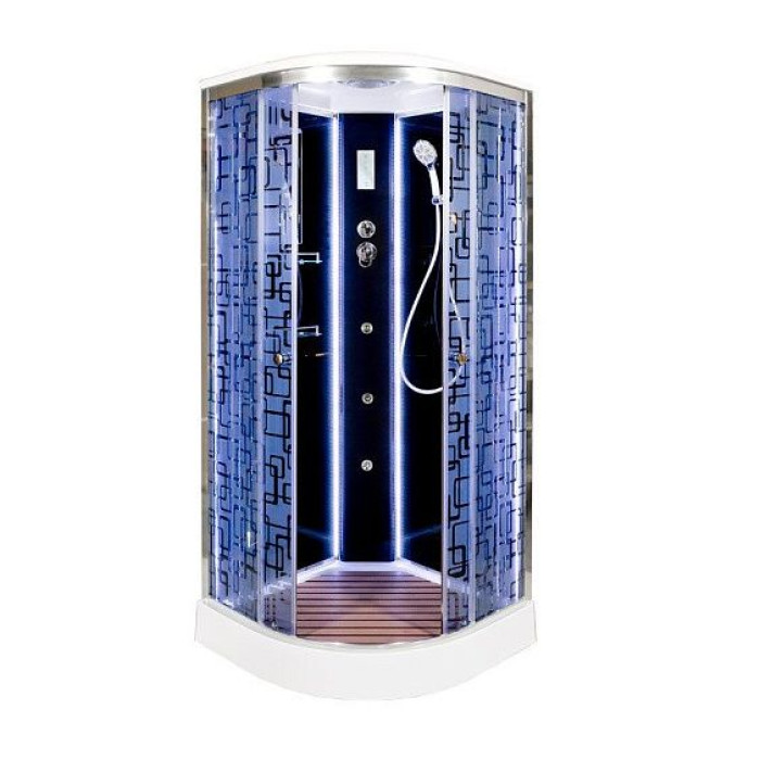 Душевая кабина DETO BM1510 LED с гидромассажем Душевая кабина DETO BM1510 LED с гидромассажем