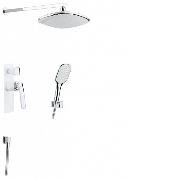 Душевая система Timo Helmi SX-4069-00 SM chrome/white Душевая система Timo Helmi SX-4069-00 SM chrome/white