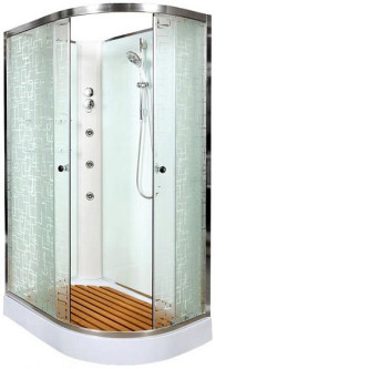 Душевая кабина DETO ЕМ1511 L N (без крыши)