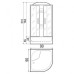 Душевая кабина RIVER Nara LIGHT 90/46 МТ Душевая кабина RIVER Nara LIGHT 90/46 МТ