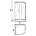 Душевая кабина RIVER Nara LIGHT 90/15 МТ Душевая кабина RIVER Nara LIGHT 90/15 МТ