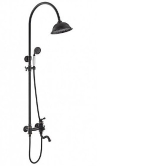 Душевая стойка Timo Adelia SX-6010/04 black antique Душевая стойка Timo Adelia SX-6010/04 black antique