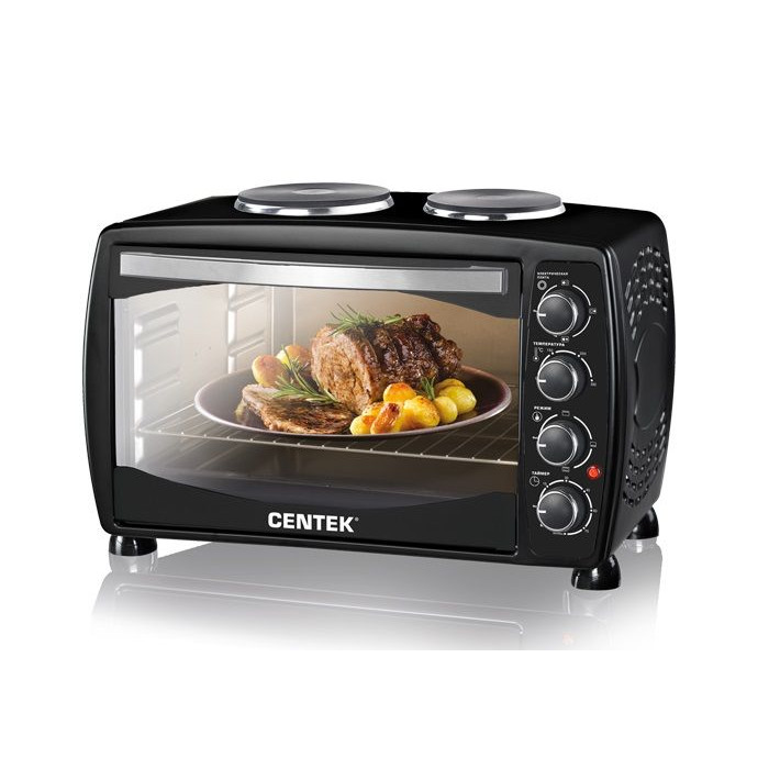 Мини-печь Centek CT-1531-42 PLATE черный Мини-печь Centek CT-1531-42 PLATE черный
