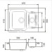 Мойка GRANFEST Standart GF-S615K (615х500) Песочный 302 с разм. 417536 Мойка GRANFEST Standart GF-S615K (615х500) Песочный 302 с разм. 417536