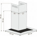 Каминная вытяжка Ciarko Sigma 60 Inox JDR Каминная вытяжка Ciarko Sigma 60 Inox JDR