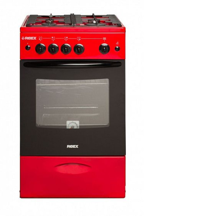 Газовая плита Reex CG-54997 eRd красный Газовая плита Reex CG-54997 eRd красный
