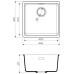 Кухонная мойка Omoikiri Kata 44-U-GR (4993404) Кухонная мойка Omoikiri Kata 44-U-GR (4993404)