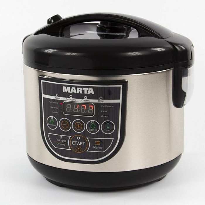 Мультиварка MARTA MT-4324 Nonstick черный жемчуг Мультиварка MARTA MT-4324 Nonstick черный жемчуг