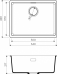 Кухонная мойка OMOIKIRI Kata 54-U-GR (арт.4993411) Кухонная мойка OMOIKIRI Kata 54-U-GR (арт.4993411)
