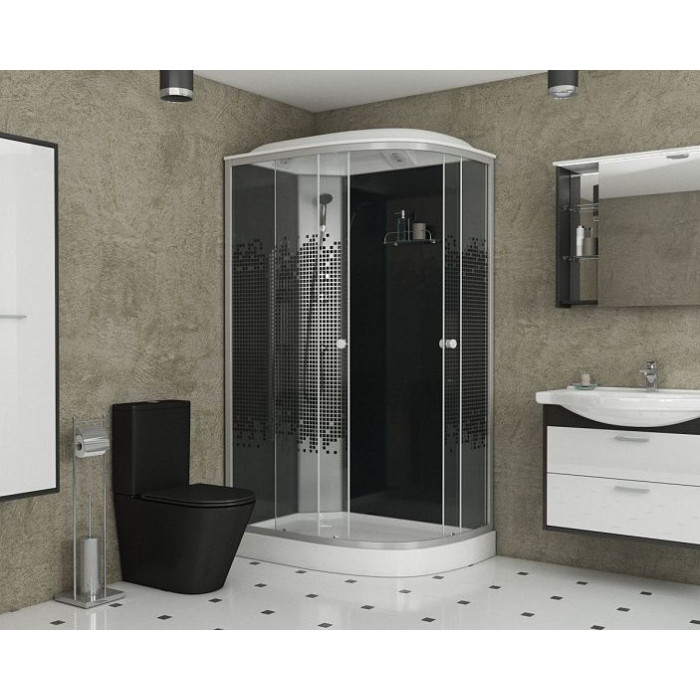 Душевая кабина NIAGARA NG-4512-08L Black Душевая кабина NIAGARA NG-4512-08L Black