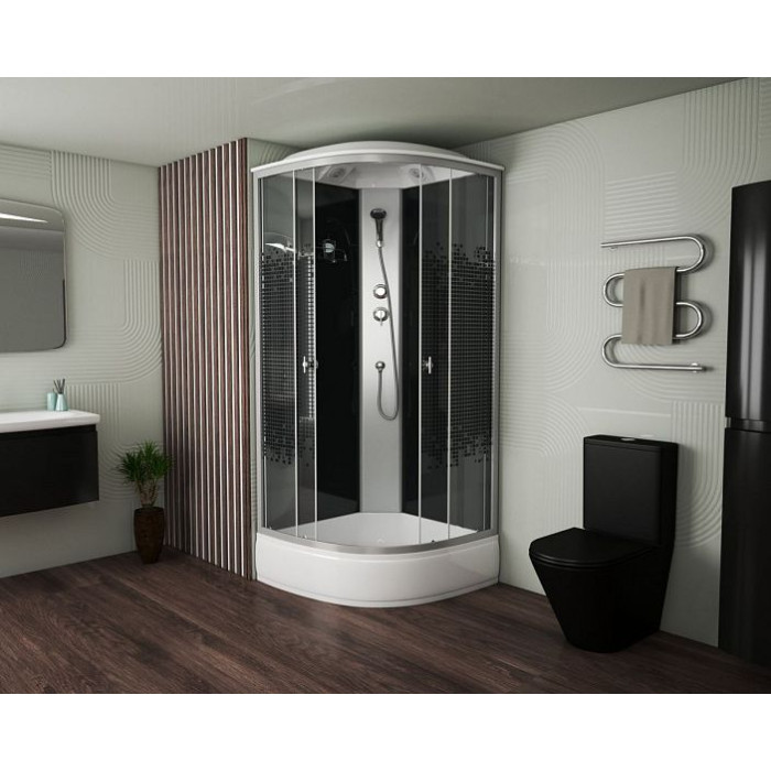 Душевая кабина NIAGARA NG-3504-14 Black Душевая кабина NIAGARA NG-3504-14 Black