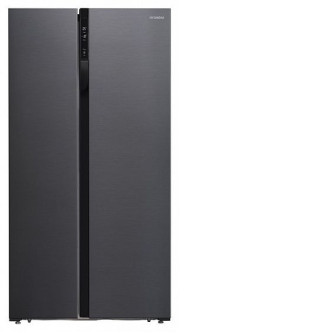 Холодильник HYUNDAI CS5003F черная сталь