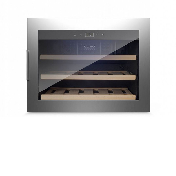 Встраиваемый винный шкаф Caso WineSafe 18 EB inox Встраиваемый винный шкаф Caso WineSafe 18 EB inox