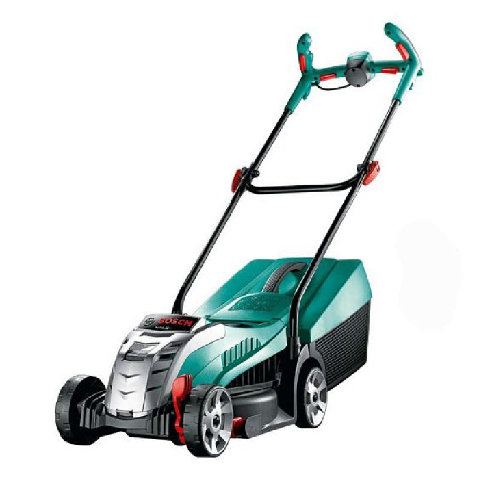 Газонокосилка аккумуляторная Bosch Rotak 32 LI 0600885d06 Газонокосилка аккумуляторная Bosch Rotak 32 LI 0600885d06
