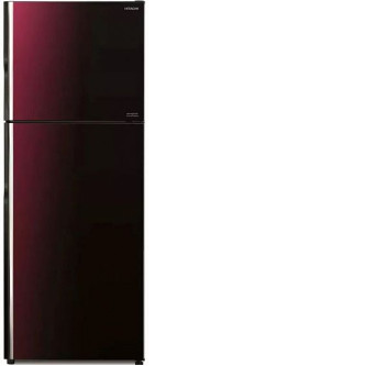 Холодильник HITACHI R-VG 472 PU8 XRZ красное стекло Холодильник HITACHI R-VG 472 PU8 XRZ красное стекло