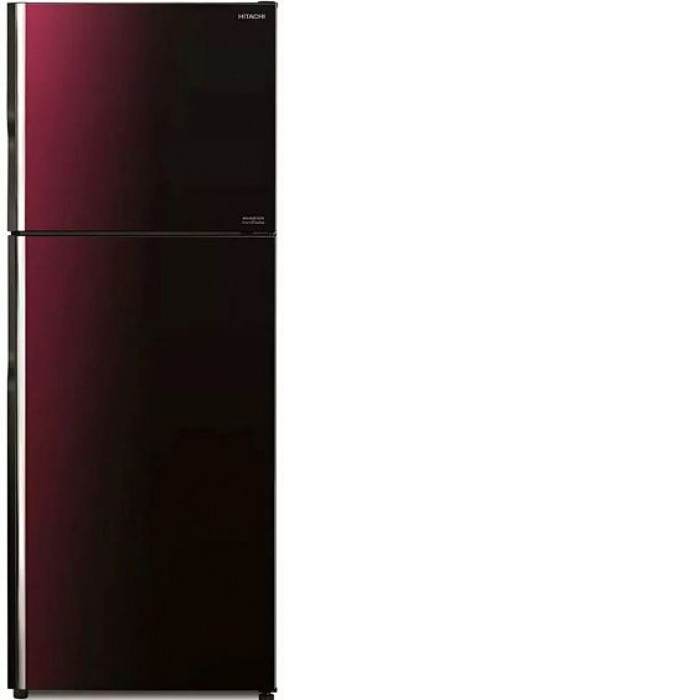 Холодильник HITACHI R-VG 472 PU8 XRZ красное стекло