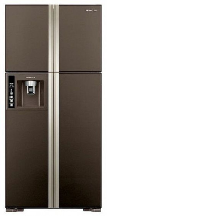 Холодильник HITACHI r-w662 pu3 gbw темно-коричневый Холодильник HITACHI r-w662 pu3 gbw темно-коричневый