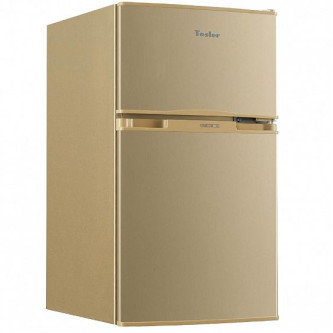 Холодильник TESLER RCT-100 CHAMPAGNE Холодильник TESLER RCT-100 CHAMPAGNE