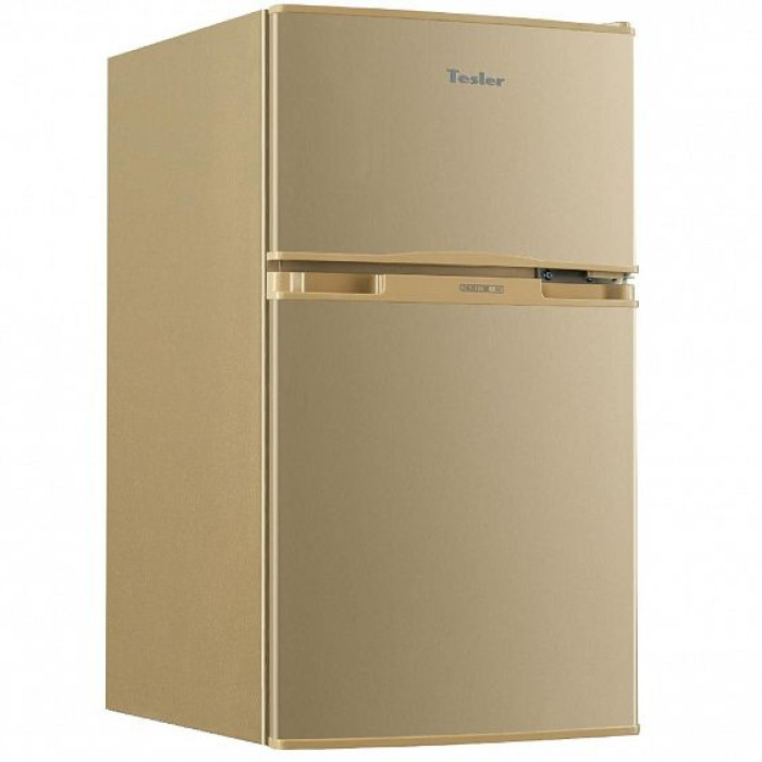 Холодильник TESLER RCT-100 CHAMPAGNE Холодильник TESLER RCT-100 CHAMPAGNE