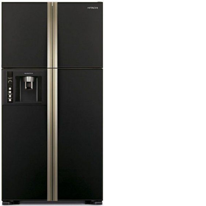Холодильник HITACHI r-w662 pu3 gbk черный Холодильник HITACHI r-w662 pu3 gbk черный