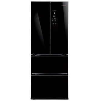 Холодильник TESLER RFD-361I BLACK GLASS Холодильник TESLER RFD-361I BLACK GLASS