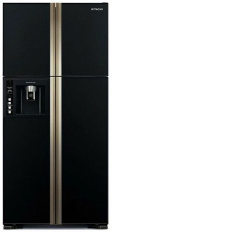 Холодильник HITACHI r-w662 fpu3x gbk черный