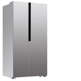 Холодильник ASCOLI ACDS520W (серебристый)