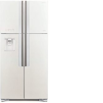 Холодильник HITACHI R-W 662 PU7 GPW белое стекло Холодильник HITACHI R-W 662 PU7 GPW белое стекло