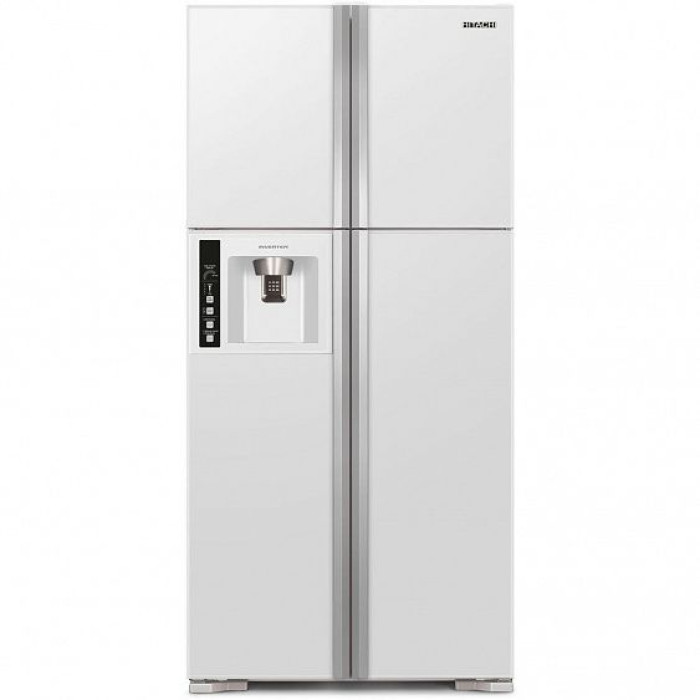 Холодильник HITACHI R-W662 PU3 GPW белое стекло Холодильник HITACHI R-W662 PU3 GPW белое стекло