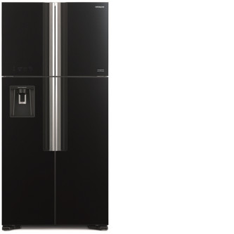 Холодильник HITACHI R-W 662 PU7 GBK черное стекло Холодильник HITACHI R-W 662 PU7 GBK черное стекло