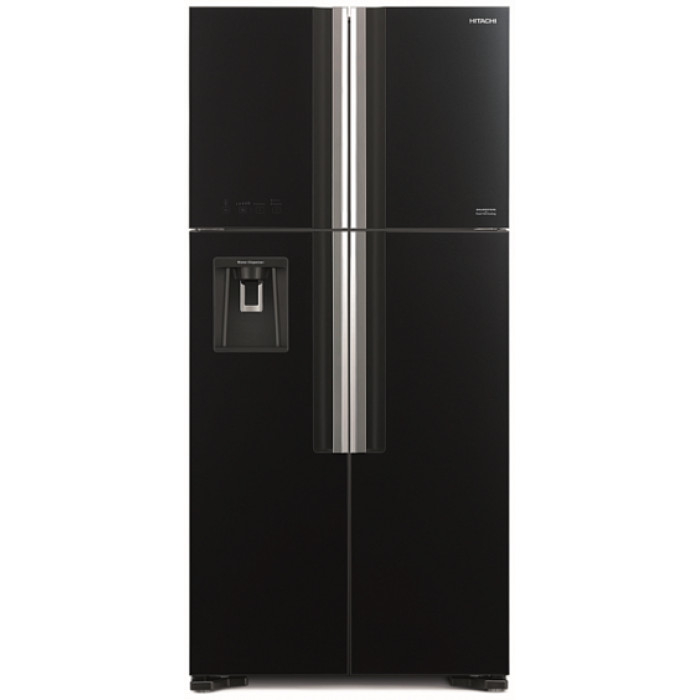 Холодильник HITACHI R-W 662 PU7 GBK черное стекло Холодильник HITACHI R-W 662 PU7 GBK черное стекло