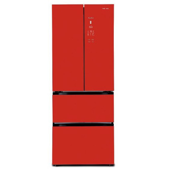 Холодильник TESLER RFD-361I RED GLASS