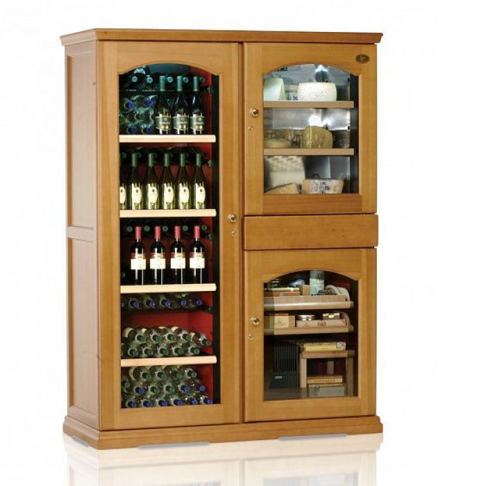 Винный шкаф IP INDUSTRIE cex 2503 lnu (цвет - орех) серии wood Винный шкаф IP INDUSTRIE cex 2503 lnu (цвет - орех) серии wood
