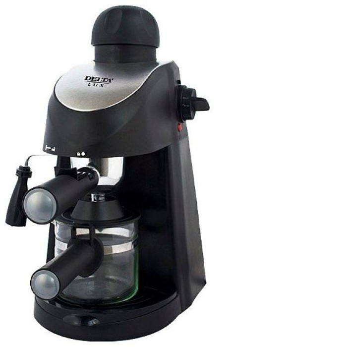 Кофеварка рожковая DELTA LUX DL-8150К черная Кофеварка рожковая DELTA LUX DL-8150К черная