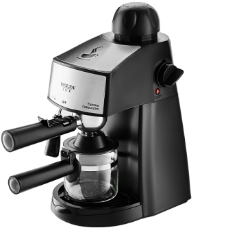 Кофеварка рожковая DELTA Lux DL-8151К черная
