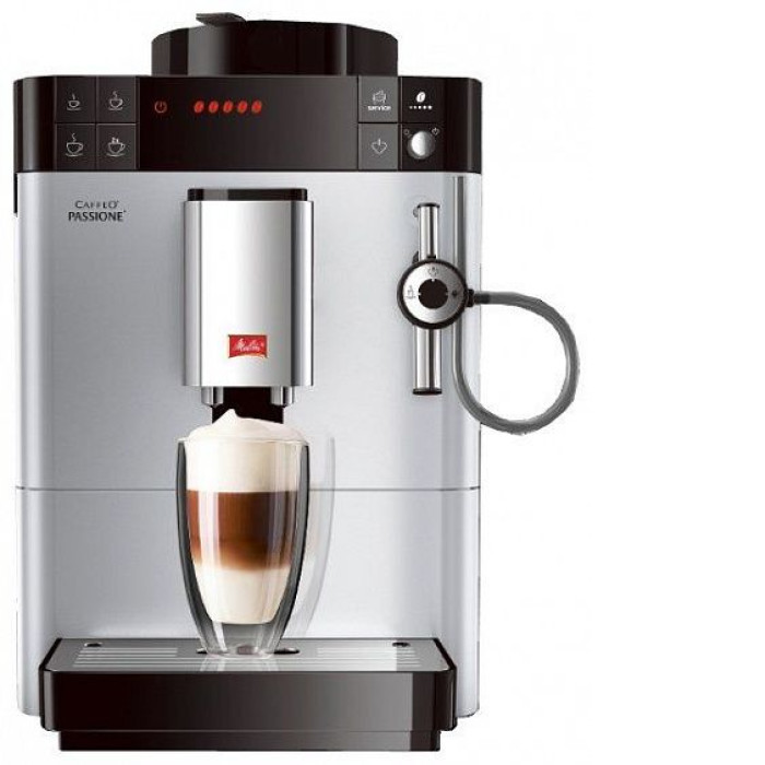 Кофемашина MELITTA caffeo passione 530-101 серебристая/черная