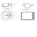 Кухонная мойка GRANFEST Quadro GF-Q610K топаз Кухонная мойка GRANFEST Quadro GF-Q610K топаз