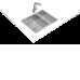 Мойка кухонная Teka FLEXLINEA RS15 2B 580 (art.115030010) Мойка кухонная Teka FLEXLINEA RS15 2B 580 (art.115030010)