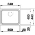 Кухонная мойка BLANCO ETAGON 500 - IF 521840 нерж.сталь Кухонная мойка BLANCO ETAGON 500 - IF 521840 нерж.сталь