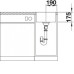 Кухонная мойка Blanco ZEROX 340-IF Durinox® отводная арматура InFino®нержавеющая сталь 523096 Кухонная мойка Blanco ZEROX 340-IF Durinox® отводная арматура InFino®нержавеющая сталь 523096