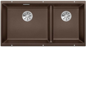 Кухонная мойка Blanco SUBLINE 480/320-U кофе c отв.арм. InFino (арт.523593)