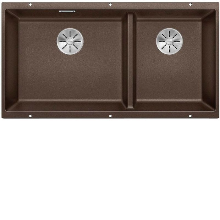 Кухонная мойка Blanco SUBLINE 480/320-U кофе c отв.арм. InFino (арт.523593)