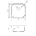 Кухонная мойка OMOIKIRI Omi 44-АB (4993190) Кухонная мойка OMOIKIRI Omi 44-АB (4993190)